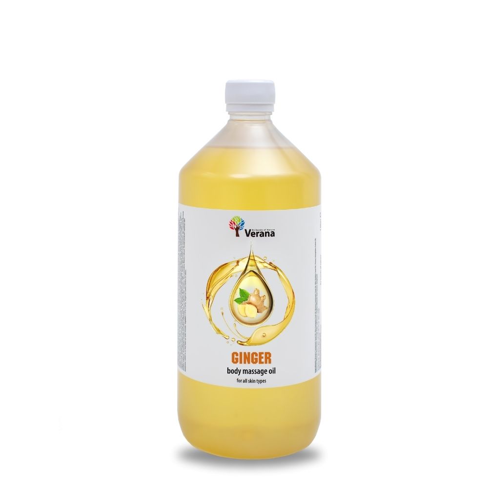 Verana 100% Natürliches Massageöl Ingwer 1l