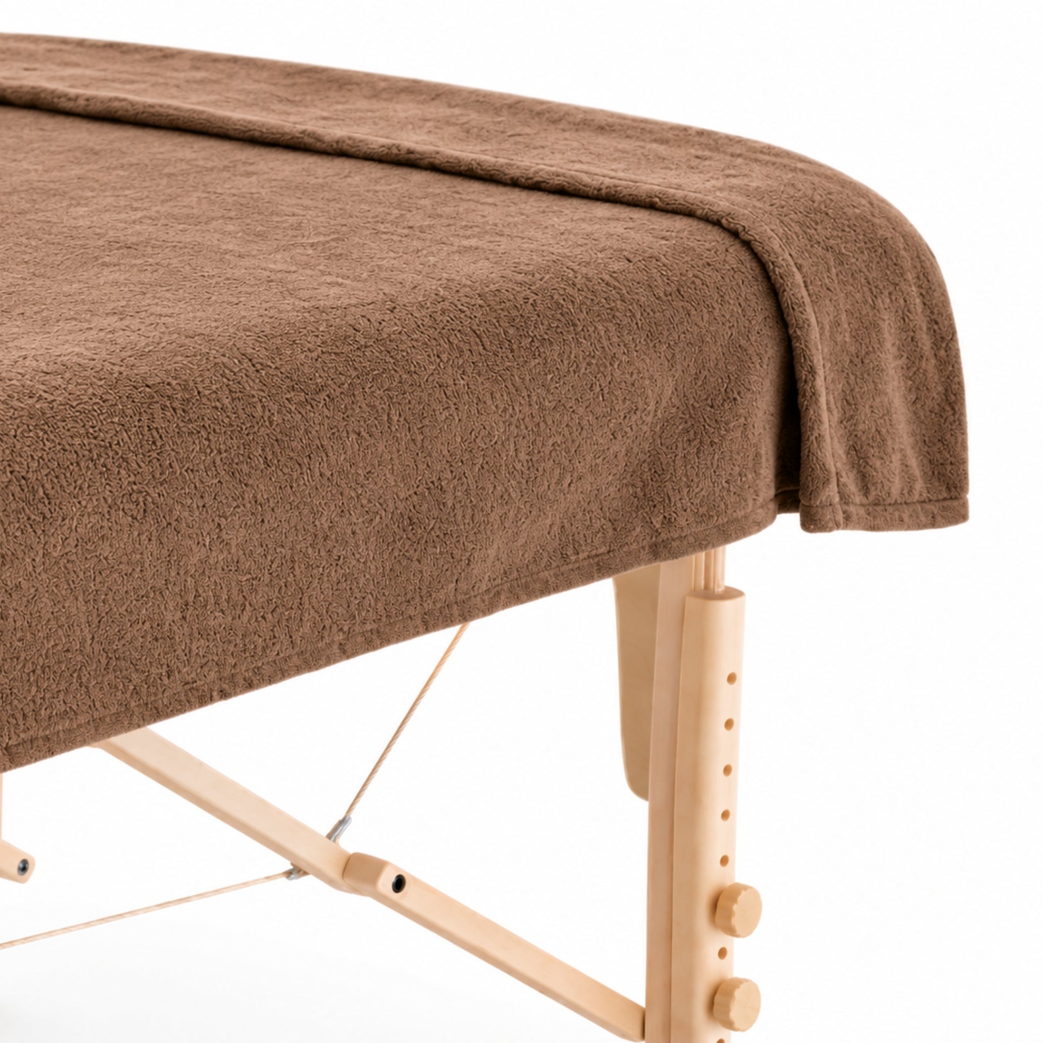 ZenGrowth Serenza Mikrofaser-Massagetuch 100 x 220 cm braun