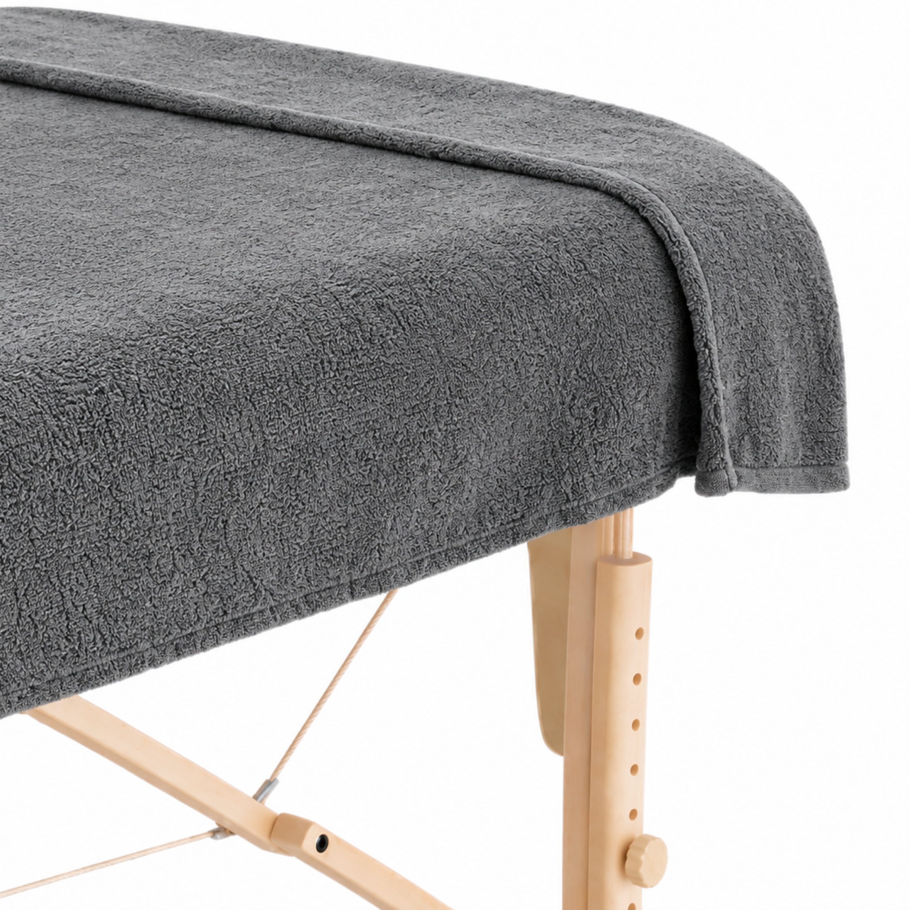ZenGrowth Serenza Mikrofaser-Massagetuch 100 x 220 cm grau