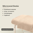 ZenGrowth Serenza microvezel massage handdoek 100 x 220cm zandbeige