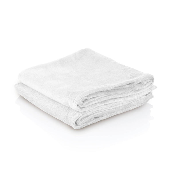 2x ZenGrowth Serenza microvezel massage handdoek 45 x 90cm Wit