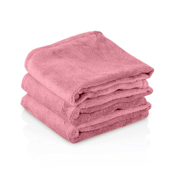 3x ZenGrowth Serenza Microvezel Kompresdoekjes 30x50cm Blush Roze