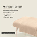 ZenGrowth Serenza microvezel massage handdoek 100 x 220cm zandbeige