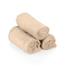 3x ZenGrowth Serenza Microvezel Kompresdoekjes 30x50cm Zandbeige