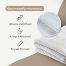 ZenGrowth Serenza Mikrofaser-Massagehandtuch 100 x 220 cm weiß