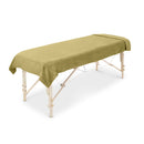 ZenGrowth Serenza microvezel massage handdoek 100 x 220cm olijfgroen licht