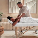 ZenGrowth Serenza Mikrofaser-Massagehandtuch 100 x 220 cm weiß