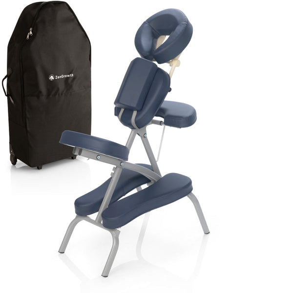 ZENGROWTH Massagestuhl Valo Klappbar Marineblau