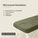 ZenGrowth Serenza Mikrofaser-Spannbettlaken mit Ausschnitt grau