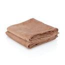 2x ZenGrowth Serenza microvezel massage handdoek 45 x 90cm Bruin