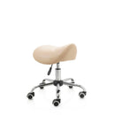 ZenGrowth Sattelhocker Beige mit Chromgestell