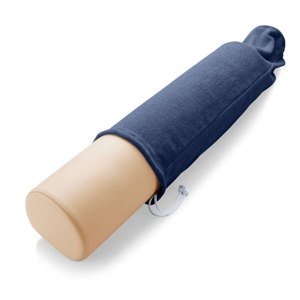 Frottee-Knierollenbezug Marineblau