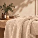 ZenGrowth Serenza microvezel massage handdoek 100 x 220cm zandbeige