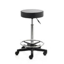 ZenGrowth Tabouret Schwarz mit Kunststoffgestell