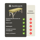 ZenGrowth Serenza Mikrofaser-Spannbettlaken mit Ausschnitt grau