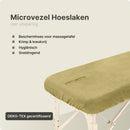 ZenGrowth Serenza Mikrofaser-Spannbettlaken mit Ausschnitt grau