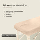 ZenGrowth Serenza Mikrofaser-Spannbettlaken mit Ausschnitt grau
