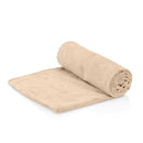 2x ZenGrowth Serenza microvezel massage handdoek 45 x 90cm Zandbeige