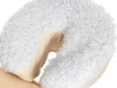 Fluffy Fleece Kopfstützenbezug Weiß