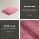 ZenGrowth Serenza microvezel massage handdoek 100 x 220cm blush roze