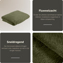 ZenGrowth Serenza microvezel massage handdoek 100 x 220cm olijfgroen donker