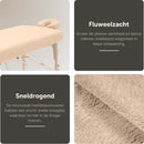 ZenGrowth Serenza microvezel hoeslaken met hoofdsteunhoesje zandbeige