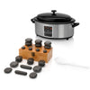 Hot-Stone-Set 6l Wärmegerät mit Display + 22 Steinen