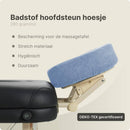 Frottee-Kopfstützenbezug Hellblau ZENGROWTH