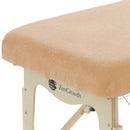 Zweite Chance 3er Set Frottee Spannbettlaken Massageliege hellbraun ohne Aussparung
