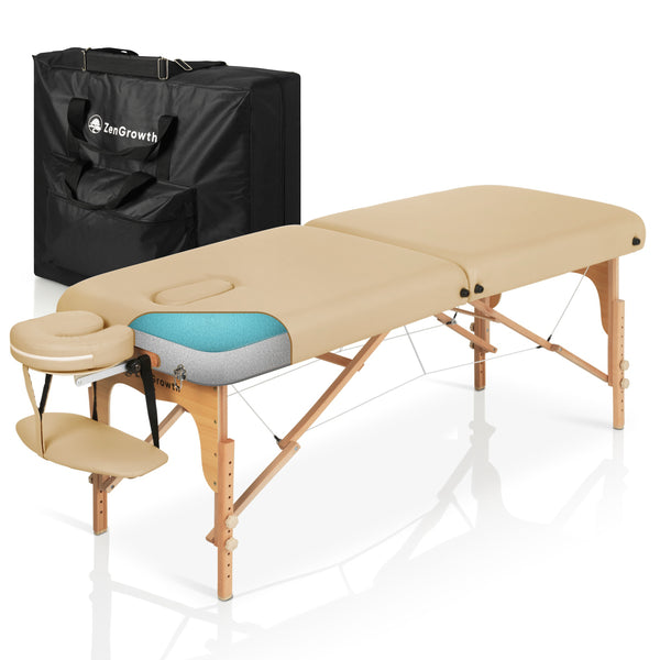 ZENGROWTH Massagetafel Gavia Beige 71cm