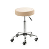ZenGrowth Tabouret Beige mit Chromgestell