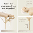ZENGROWTH Massageliege Belverde 2.0 Beige 71cm