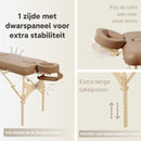 ZENGROWTH Massageliege Belverde 2.0 Mokka 71cm
