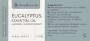 ZENGROWTH Bio-Ätherisches Öl Eukalyptus Display inklusive 12 Fläschchen