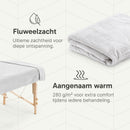ZenGrowth Serenza Mikrofaser-Massagehandtuch 100 x 220 cm weiß
