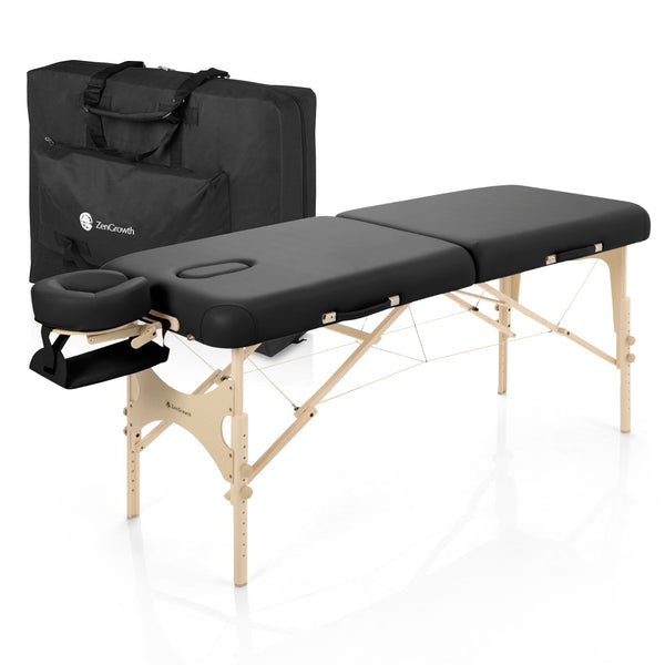 ZENGROWTH Massageliege Belverde 2.0 Schwarz 76 cm