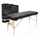ZENGROWTH Massageliege Belverde 2.0 Schwarz 76 cm