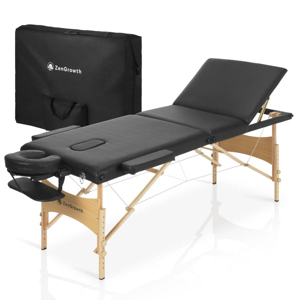 ZENGROWTH Massageliege Economy Schwarz