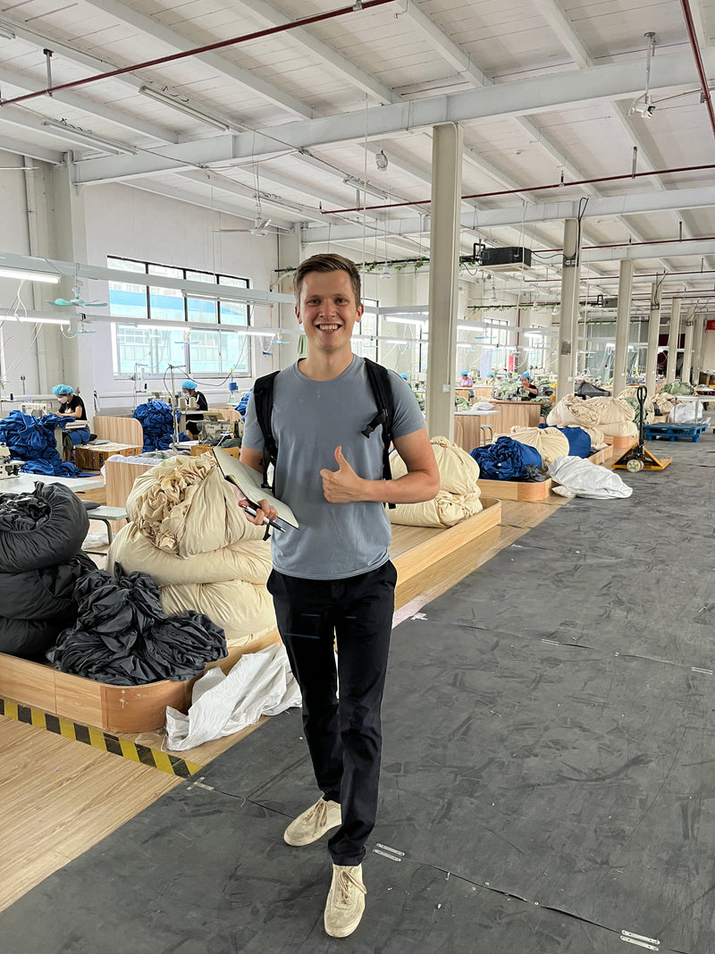 Ich in der Fabrik