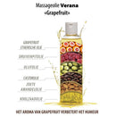 Verana 100% Natürliches Massageöl Grapefruit 1l