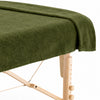 ZenGrowth Serenza microvezel massage handdoek 100 x 220cm olijfgroen donker