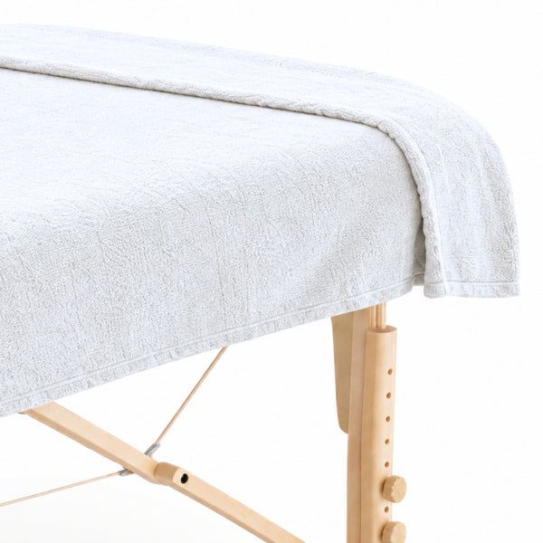 ZenGrowth Serenza Mikrofaser-Massagehandtuch 100 x 220 cm weiß