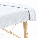 ZenGrowth Serenza Mikrofaser-Massagehandtuch 100 x 220 cm weiß