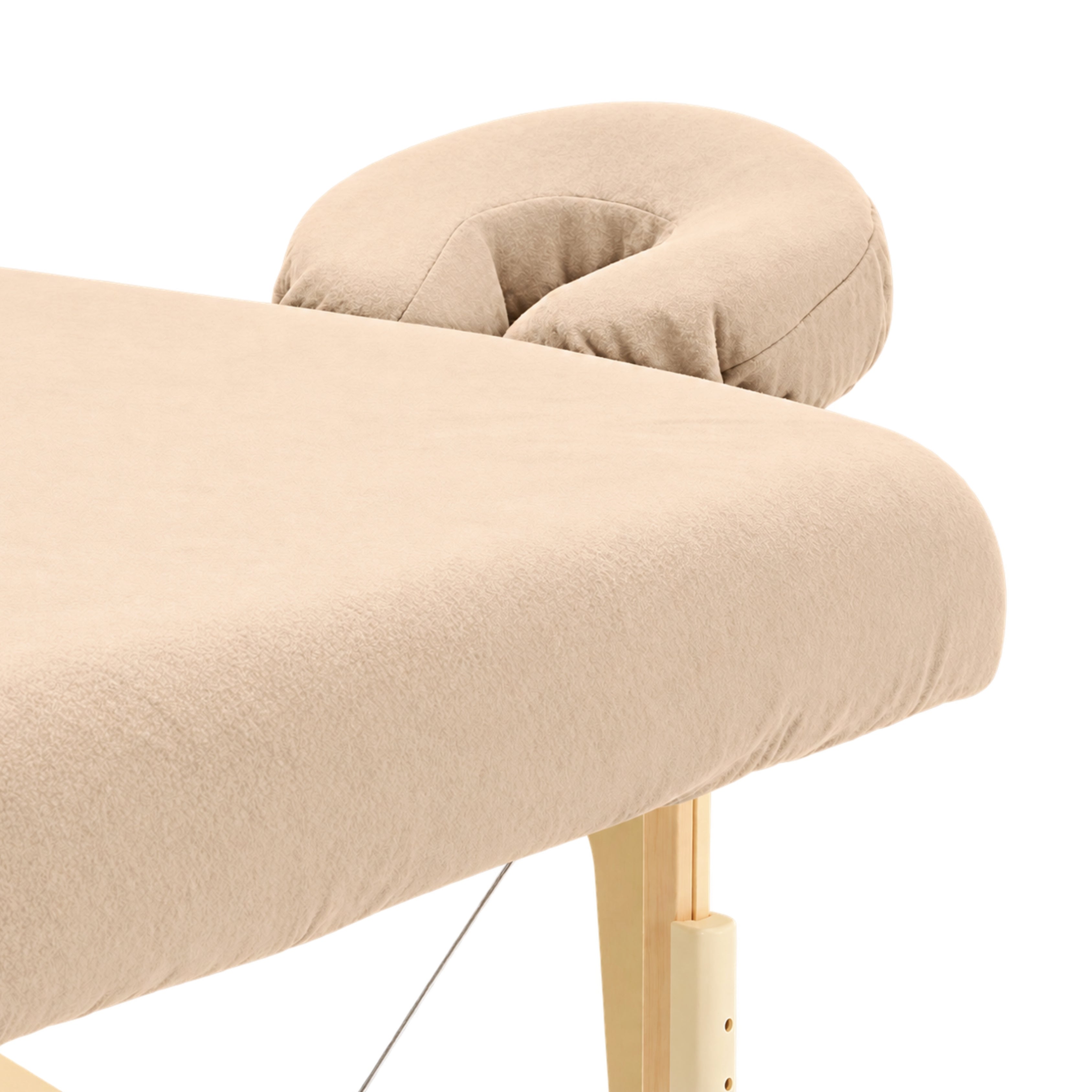 ZenGrowth Serenza microvezel hoeslaken met hoofdsteunhoesje zandbeige