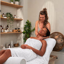 ZenGrowth Serenza Mikrofaser-Massagehandtuch 100 x 220 cm weiß