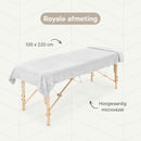 ZenGrowth Serenza Mikrofaser-Massagehandtuch 100 x 220 cm weiß