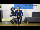 ZENGROWTH Massagestuhl Valo Klappbar Marineblau