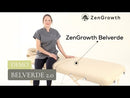 ZENGROWTH Massageliege Belverde 2.0 Mokka 71cm