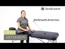ZENGROWTH Massageliege Artarmon II Marineblau 71cm