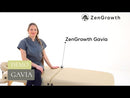 Zengrowth Massageliege Gavia schwarz 71 cm
